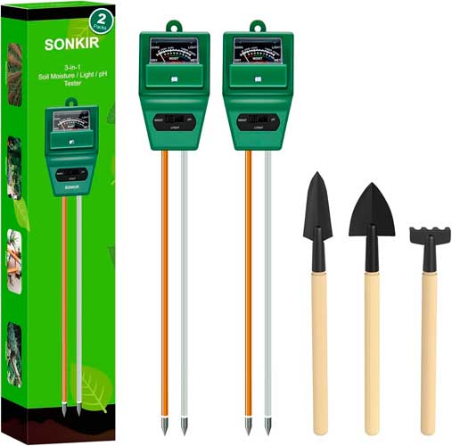 SONKIR Soil pH Meter MS02 3-en-1